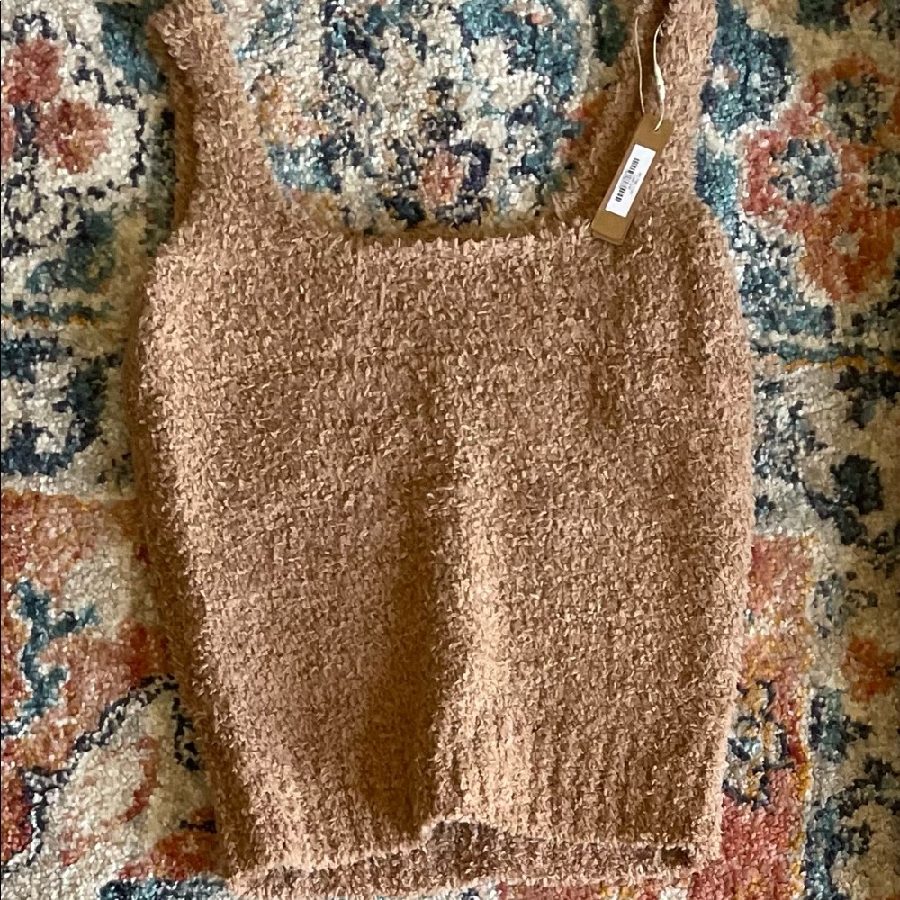 SKIMS cozy knit tank top